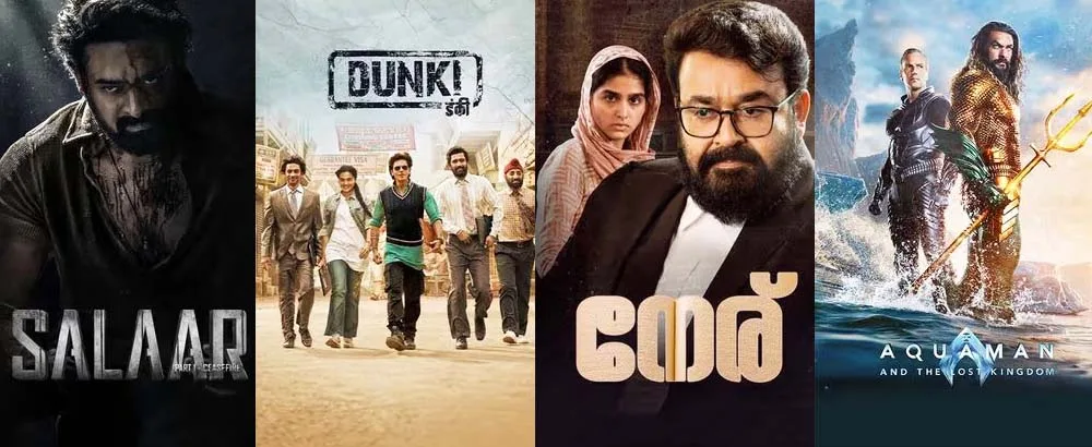 Xmas & New year release of Malayalam Movies 2023